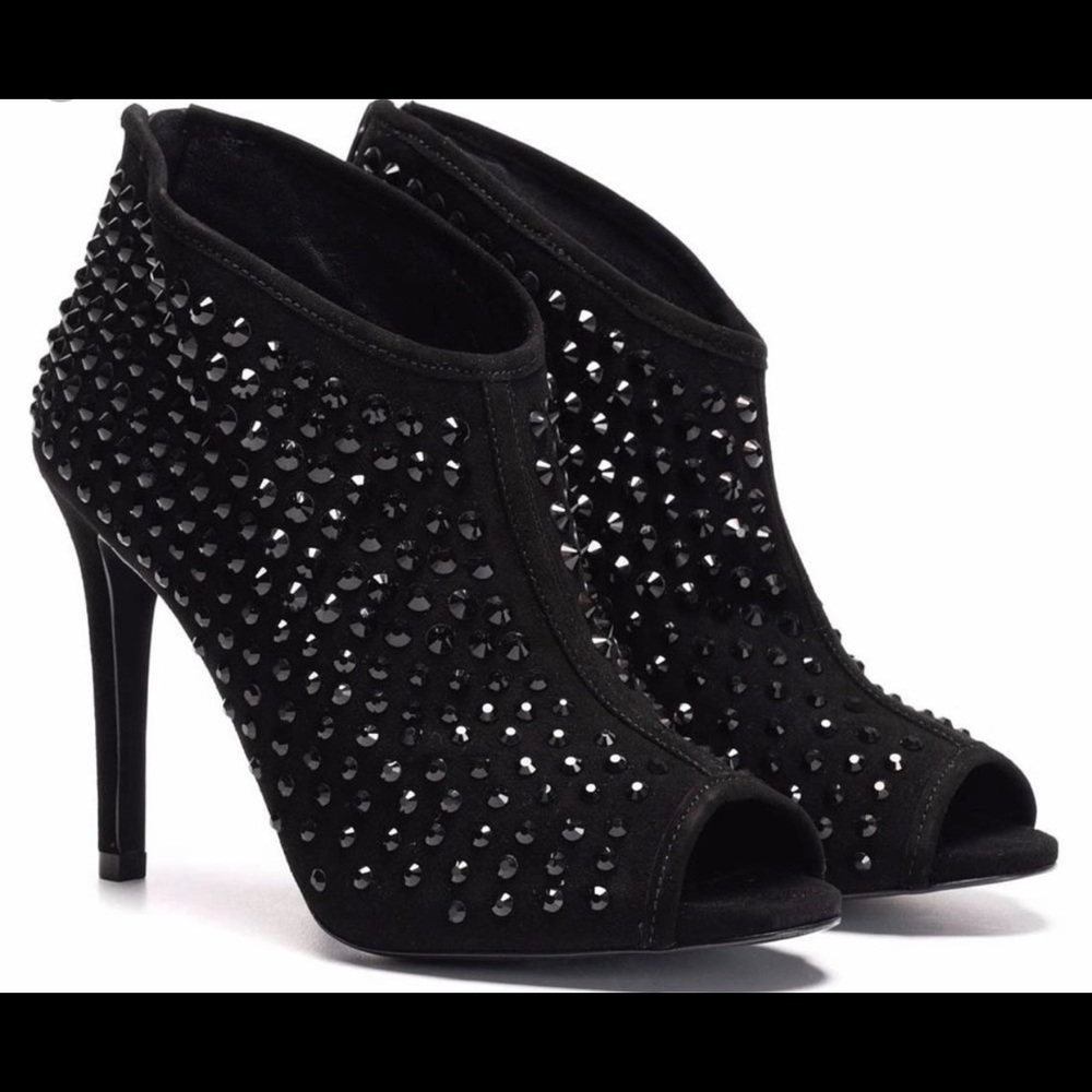 Michael Kors  Embellished Open Toe Bootie
